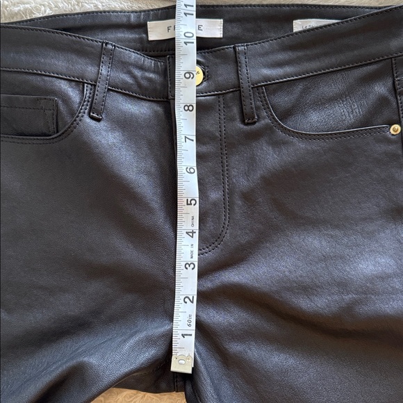 FRAME Le Skinny Leather Pants 27 - Picture 10 of 11